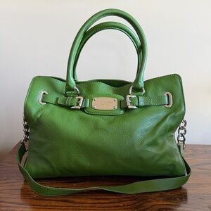 Michael Kors Hamilton Bag in Kelly Green